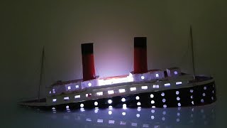 Cardboard Ship Sinking view D3 [upl. by Einon106]