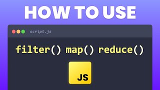 How to use map filter reduce  JavaScript Array Methods Tutorial [upl. by Nnylecyoj440]