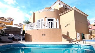 Reserved 259000€ Villamartin detached villa with private pool New kitchen 2 bed 2 bath 2 saloons [upl. by Trebla]