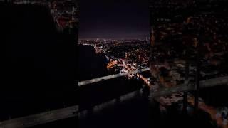 İstanbul gece çekimi istanbul bosphorus drone dji viralvideo video [upl. by Assillam]