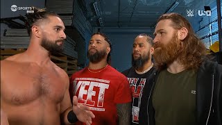 Seth Rollins And OG Bloodline Full Backstage Segment  WWE Raw Highlights Today [upl. by Etti]