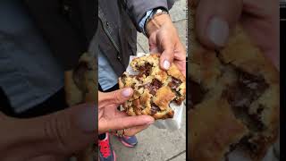 Levain Bakery Chocolate Chip Walnut Cookie in NYC [upl. by Barn]