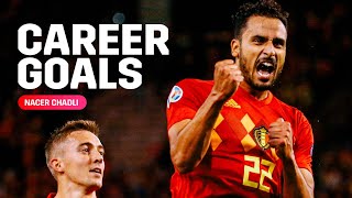 All 8 international goals scored by Nacer Chadli ⚽️  REDDEVILS [upl. by Iives]