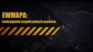 EWMAPA  zaokrąglanie współrzędnych punktów granicznych [upl. by Acemat]