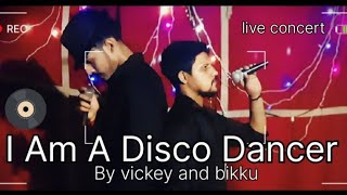 I Am A Disco Dancer  live concert  singing with dance Noida ncr discodance [upl. by Nnylrats]