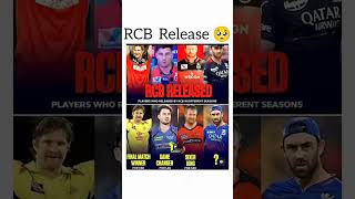 RCB Released Player  Sen Watson Marcus Stonis Classen  stonis maxwell watsons classen [upl. by Anuala]