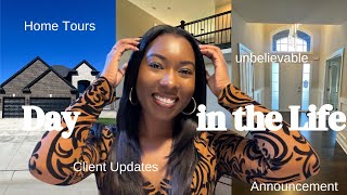 DAY IN THE LIFE OF A REAL ESTATE AGENT  Beautiful home tours  Devastating ending to my day [upl. by Yahs]