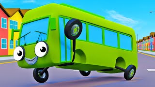 Nursery Rhymes With Baby Buses  Geckos Garage  Wheels On The Bus  Bus Videos For Kids [upl. by Nabla]