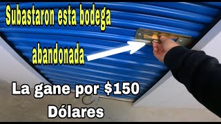 Subastaron esta bodega abandonada la gane en 150 dólares 🤑 [upl. by Alisa]