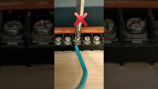 the correct way to clamp wire cables shorts feedshorts shortvideo [upl. by Tani955]