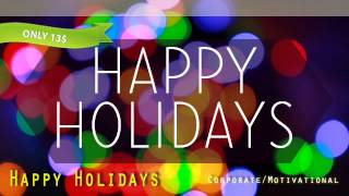 Happy Holidays  Royalty Free Song Music Background [upl. by Glendon]