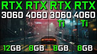 RTX 3060 vs RTX 4060 vs RTX 3060 Ti vs RTX 4060 Ti  Test in 15 Games  2024 [upl. by Trinia]