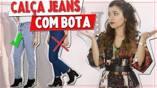 Como usar bota com calça jeans Calça Flare Calça Skinny Cropped I Blog da Le [upl. by Eelyrehc]