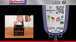 OptiMate 3 What do the leds mean How does it work [upl. by La]