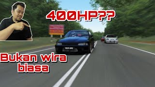 Proton Wira aeroback SE 400HP turbo MIVEC kanjo  Assetto Corsa mods Malaysia [upl. by Oinotnaocram]