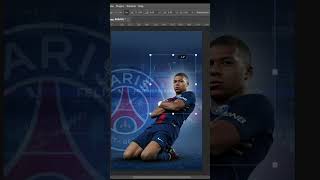 Mastering Mbappe Speed Art ProLevel Manipulation speedart photomanipulation football [upl. by Onairelav982]