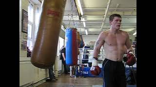 Training footage with Ricky Hatton amp Matthew Macklin [upl. by Kubiak84]