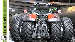 Agritechnica 2013 Massey Ferguson stellt die neue 8700er Serie auf der Messe vor [upl. by Nodnnarb86]