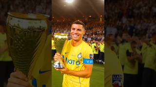 Cristiano Ronaldo happy when he got a cup ronaldo cup short football [upl. by Enirual90]