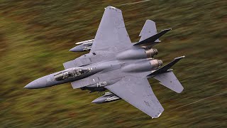 FIGHTER JETS SOARING THROUGH A RAINSOAKED MACH LOOP  4K [upl. by Elpmid]