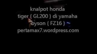 knalpot honda tiger di yamaha byson [upl. by Colyer]