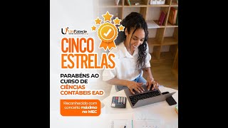 CURSO DE CIÊNCIAS CONTÁBEIS EAD CONCEITO MÁXIMO DO MEC [upl. by Imogene]