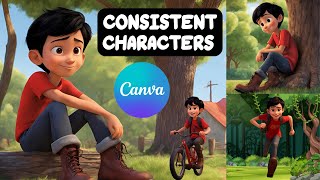 Create Consistent Characters in Canva Step by Step Tutorial [upl. by Akemal]