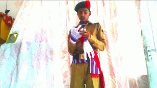 NCC ki Ceremonial Dress kaise Phente Hai 2024  NCC Full Dress Review For The 15 August [upl. by Hagi]