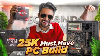 25K Gaming PC Build with Ryzen 5 5600G  Tech Land BD [upl. by Nagiam]