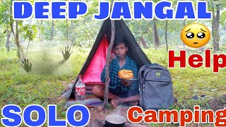 Deep Jangal Camping  Solo Camping In Jangal  Forest Jangal Camping  Full Night [upl. by Talbot]