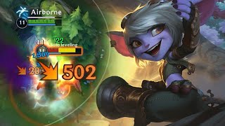 WILD RIFT TRISTANA GAMEPLAY IN SEASON 5 BUILD amp RUNES [upl. by Otrebcire]