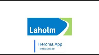 Instruktion om Heroma App för timavlönade [upl. by Nathanial]