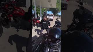 When my brand new street glide st caught fire 🔥😳 motorcycles closecall [upl. by Jay195]