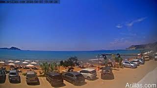 20240805 Arillas Corfu Live Webcam [upl. by Natika]