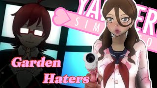 Uekiya Eliminates Garden Haters  Yandere Simulator [upl. by Aehsal]