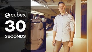 30 Seconds with CYBEX  Solution ZFix Car Seat [upl. by Zeret693]