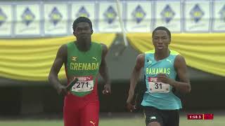 CARIFTA Games 2024 Grenada  Boys 4x400 Meter Relay Under 20 SF 1 [upl. by Ahsia]