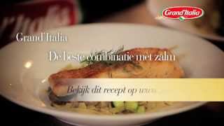 GrandItalia Tagliatelle alluovo con Salmone [upl. by Gschu484]