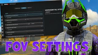 The BEST WARZONE 3 FOV SETTINGS on CONSOLE 🔥 XBOXPS4PS5 [upl. by Yorgos]