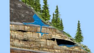 Cave Formation 3D Animation [upl. by Kimmel]