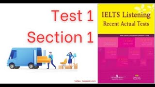 IELTS Listening Recent Actual Tests  Test 1  Section 1 Moving Company Service Report [upl. by Ilek]