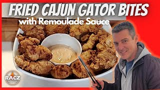 Fried Cajun Gator Bites with Remoulade Sauce  How To [upl. by Odradlig758]