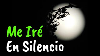 ME IRÉ EN SILENCIO ¦ Reflexiones de Amor ¦ Desamor [upl. by Nnylsoj]