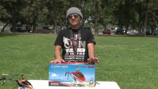 BLITZrcWORKS CONTRA Flybarless 100 RTF RC Helicopter Review in HD [upl. by Adeehsar]