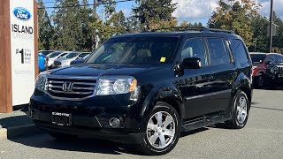 2013 Honda Pilot Touring  Moonroof CD Player and Headsets AWD Review  Island Ford [upl. by Vigor]