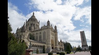 Basilique Sainte Thérèse de Lisieux  présentation du carillon et des 6 cloches de volée – plénum [upl. by Mae]