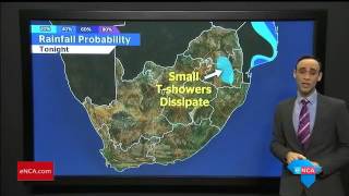 eNCA Weather Evening  09 August 2017 [upl. by Anirtal]