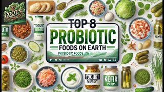 BEST 8 PROBIOTIC Foods In The WORLD [upl. by Noraj133]