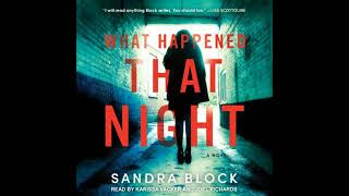 What Happened That Night A Novel by Sandra Block [upl. by Oicatsana]