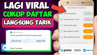 CARA DAPAT UANG DARI INTERNET  CUKUP DAFTAR LANGSUNG TARIK SALDO 700RIBU [upl. by Eldwun652]